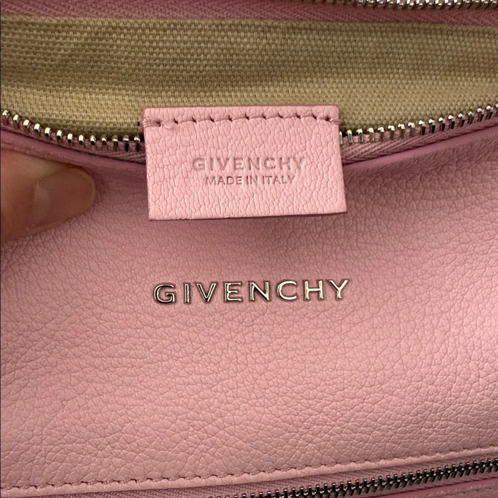 Givenchy Mini Pandora Pink Crossbody Bag with Chain Strap - Picture 6 of 10